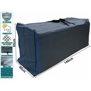 QUICK STAR Housse gris ultra-résistante pour 4 matelas de chaise longue 140x40x65cm pas cher