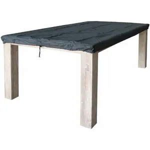 QUICK STAR Housse de table 200x100cm avec cordon de serrage et coutures scellées pas cher
