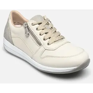 Rieker Femme N1100 Chaussures Basses à Lacets, Blanc, 41 EU Large