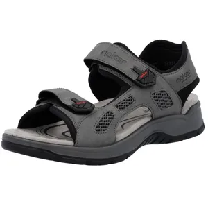 Rieker Homme 26955 Sandales de Trekking, Gris, 40 EU pas cher