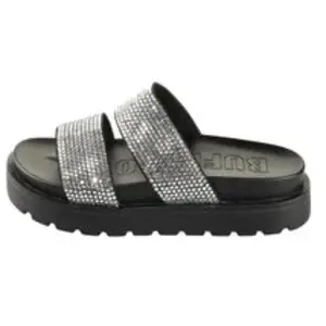 Sandales femme Buffalo Raya Tss Spark - Vegan Textile Noir 41 1602282 pas cher