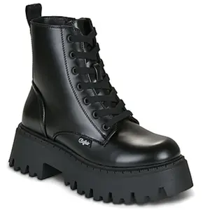 Baskets à lacets femme Buffalo Asphen Noir 39 1622588 pas cher