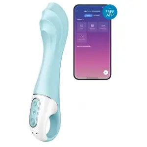 Comparateur de prix : Satisfyer Air Pump Vibrator 5+ Vibrator Punto G Blue Pink Inflatable 1ut