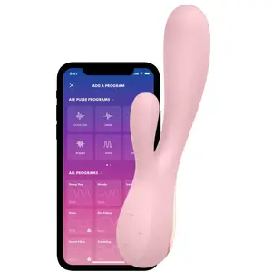 Satisfyer - Vibromasseur pour point G connect - Rose poudr pas cher Satisfyer - Vibromasseur pour point G connect - Rose poudr pas cher