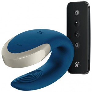 Satisfyer Vibromasseur à Distance Double Love Luxury pas cher
