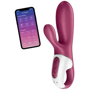 Comparateur de prix : Vibromasseur Rabbit Connecté Chauffant Satisfyer Hot Bunny