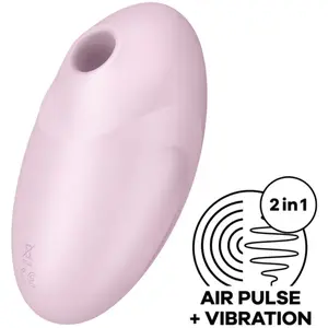 Satisfyer Vulva Lover 3 Air Pulse Stimulator and Vibrator Pink 1utVendu pardocmorris