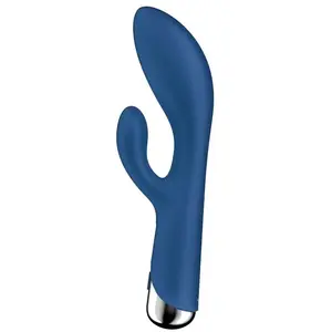 Satisfyer Spinning Rabbit 1 Rotating Rabbit Vibrator Bleu 1ut pas cher