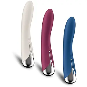 Satisfyer Spinning Vibe 1 Vibrator Argenté pas cher