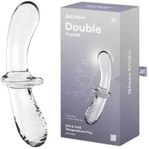 Comparateur de prix : Satisfyer Double Crystal Gode Hot & Cold Transparent 1ut
