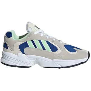 Basket Adidas YUNG-1 - Adidas - Gris - Cuir - Lacets - Mixte pas cher
