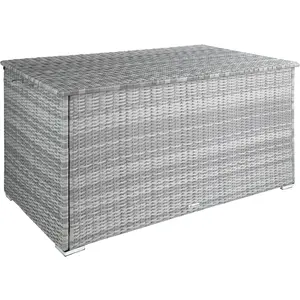 TECTAKE Coffre de jardin Oslo structure en aluminium 145x82,5x79,5cm pas cher