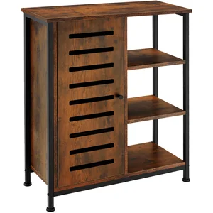 TECTAKE Buffet style industriel avec pieds réglables en hauteur 70 x 32 x 82 cm
