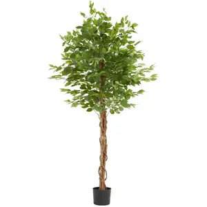 Tectake - Ficus artificiel fida à l'aspect naturel - 180 cm pas cher
