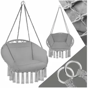 Comparateur de prix : TecTake Fauteuil suspendu grazia - hamac chaise, hamac suspendu, chaise suspendue