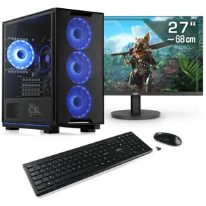 CSL-Computer PC Gaming - CSL Computer - M11320H - Ryzen 7 9700X - 32 Go DDR5 RAM - SSD 1 To M.2 pas cher