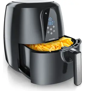 Arendo Friteuse à air chaud 1800 W, XXL friteuse sans huile, 5,2L, Fri... pas cher