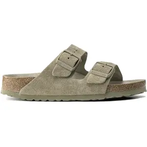 Comparateur de prix : Sandales femme Birkenstock Arizona Suede Vert 40 Étroit 1019088