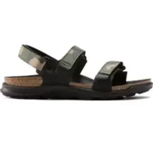 Sandales femme Birkenstock Kalahari Birko-Flor Noir 38 Étroit 1020241 pas cher