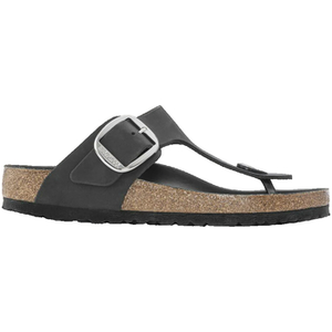 Birkenstock Gizeh Big Buckle Oiled Le Colour Noir - 36 pas cher