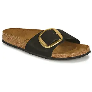 Comparateur de prix : Sandales Femme - BIRKENSTOCK - Arizona - Cuir nubuck - Boucle de serrage - Noir
