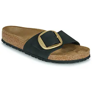 Birkenstock Sandales Madrid Big Buckle Nubuck Leather pas cher