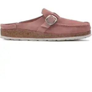 Sabots cuir suède femme Birkenstock Buckley Rose 39 Étroit 1023369 pas cher