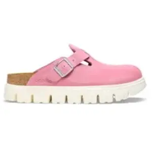 Sabots femme Birkenstock Boston Chunky Suede Leather Rose 42 Étroit 1026158 pas cher