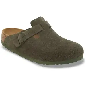 Sabots Birkenstock Boston Suede Vert 40 1024721 pas cher