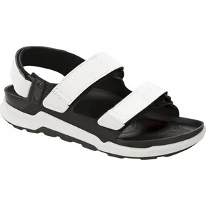 Birkenstock Tatacoa Birko-Flor - Sandales homme Futura Black / White 4... pas cher