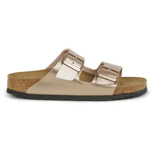 Comparateur de prix : Sandales femme Birkenstock Arizona Birko-Flor Bronze 37 Étroit 1023960