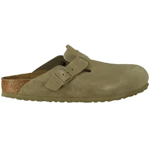 Comparateur de prix : Sabots Birkenstock Boston Suede Leather Vert 42 Étroit 1025844