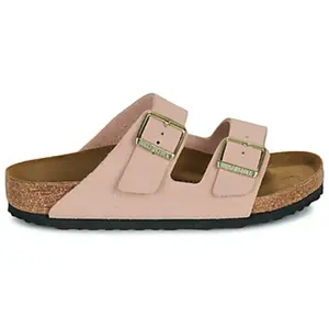 Claquettes cuir suédé femme Birkenstock Arizona Rose 41 1026138 pas cher