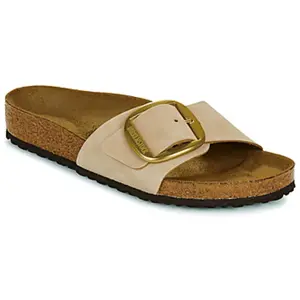Birkenstock Sandales Madrid Big Buckle Nubuck Leather pas cher