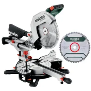 Scie à onglet radiale - Metabo - 613305900 - 305 mm - 1600 W - Bois pas cher