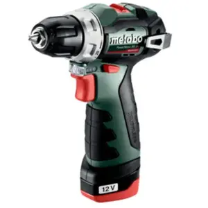 Comparateur de prix : Perceuse-visseuse sans fil Metabo PowerMaxx BS BL 601721500 12 V 2 Ah ...