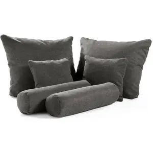 Coussin taupe 65 cm 90 cm pas cher