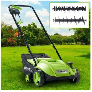 Scarificateur électrique 1500W 32cm 35 l 2en1 aérateur et démousseur p...Vendu paramazon