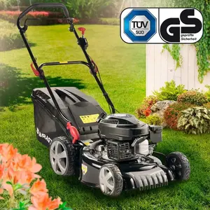 BRAST Tondeuse thermique 46cm 4.7cv 170cc 60 l 3en1 - multifonction, recomma... pas cher