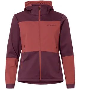 Vaude - Women's Qimsa Hooded Softshell Jacket II - Veste de cyclisme taille 44, rouge/violet pas cher