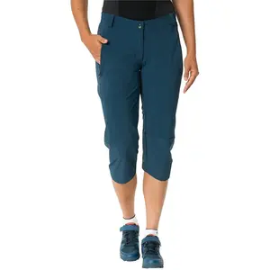 Vaude - Women's Yaras 3/4 Pants - Pantalon de cyclisme taille 36, bleu pas cher