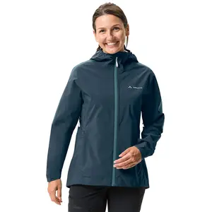 Comparateur de prix : Vaude Moab Rain Jacket II - Veste imperméable femme Dark Sea Uni EU 42