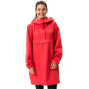 Poncho de pluie VAUDE Comyou 42857-4087 Rouge SVendu parbikeinn