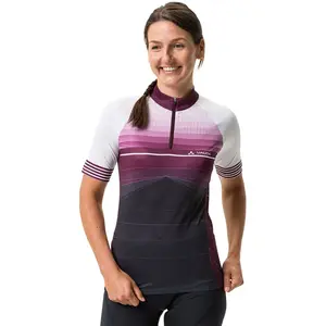 Vaude Maillot sans manches 1/2 zippe femme Posta Tricot rouge 42
