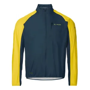Comparateur de prix : Vaude Drop Jacket III - Veste vélo homme Dark Sea / Yellow XXXL