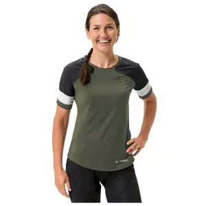 Vaude Kuro Shirt - Maillot vélo femme Khaki EU 42 pas cher
