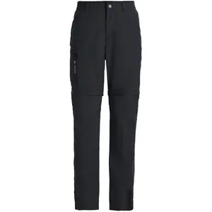 Comparateur de prix : Vaude Farley Zip Off V Regular - Pantalon noir 60