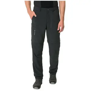 Comparateur de prix : Vaude - Farley Zip-Off Pants V - Pantalon de trekking taille 56 - Short, noir