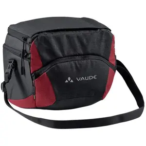 Comparateur de prix : Sacoche de guidon Vaude OnTour Box M (KLICKfix ready) Noir/Carmin