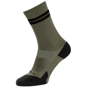 Comparateur de prix : Vaude - Bike Socks Mid II - Chaussettes de cyclisme taille 45-47, vert olive